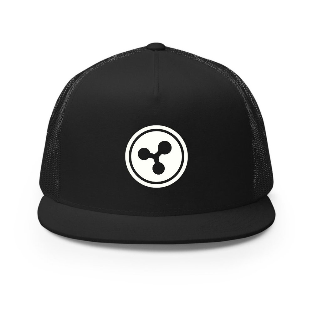 Ripple Crypto Hat, XRP, Cap, Trucker